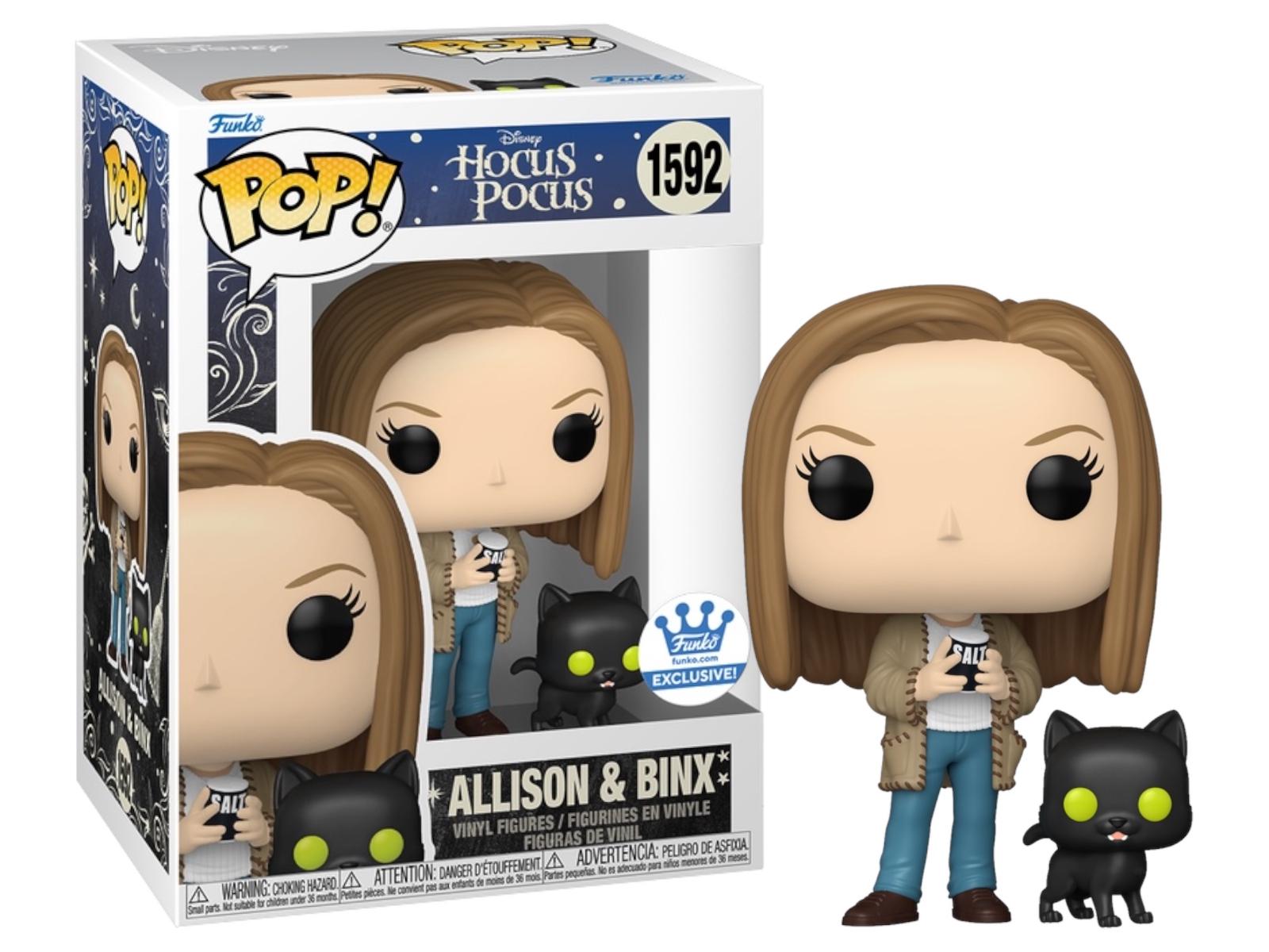 Allison & Binx #1592 Hocus Pocus Funko Pop Funko Shop exclusive box and figure
