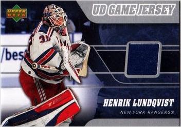 Henrik Lundqvist #J2-HL 2006 Upper Deck Game Jersey Hockey