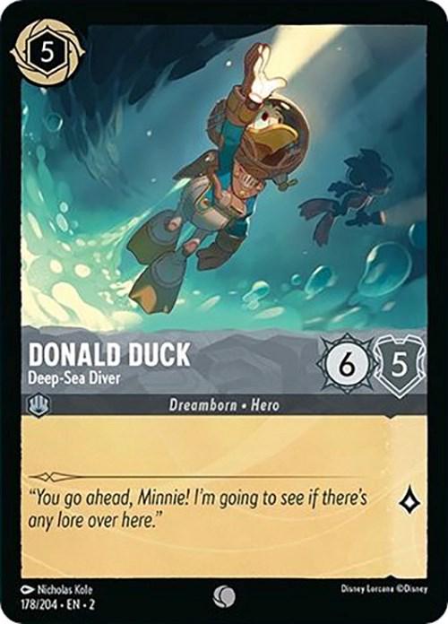 Donald Duck - Deep-Sea Diver #178 Lorcana Rise of the Floodborn