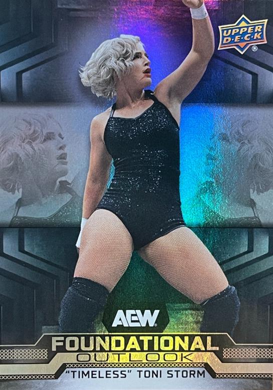 Timeless Toni Storm #FO-19 Wrestling Cards 2025 Upper Deck AEW Foundational Outlook