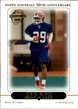 Eric King #370 Football Cards 2005 Topps