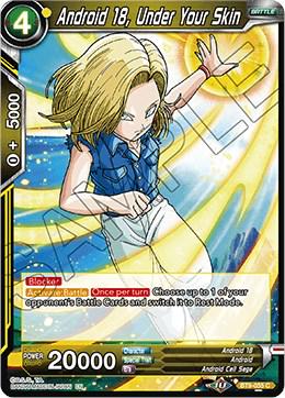Android 18, Under Your Skin BT9-055 Dragon Ball Super Universal Onslaught
