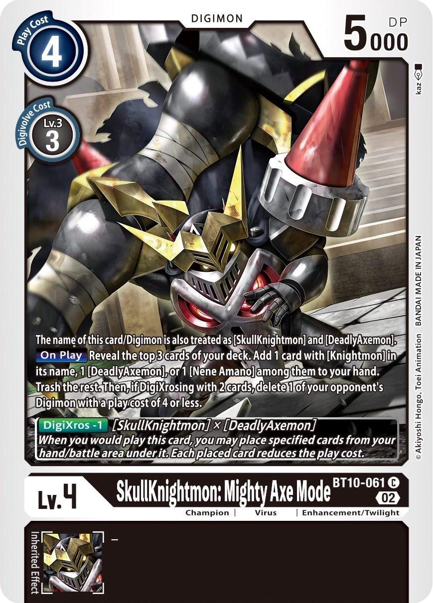 SkullKnightmon: Mighty Axe Mode front