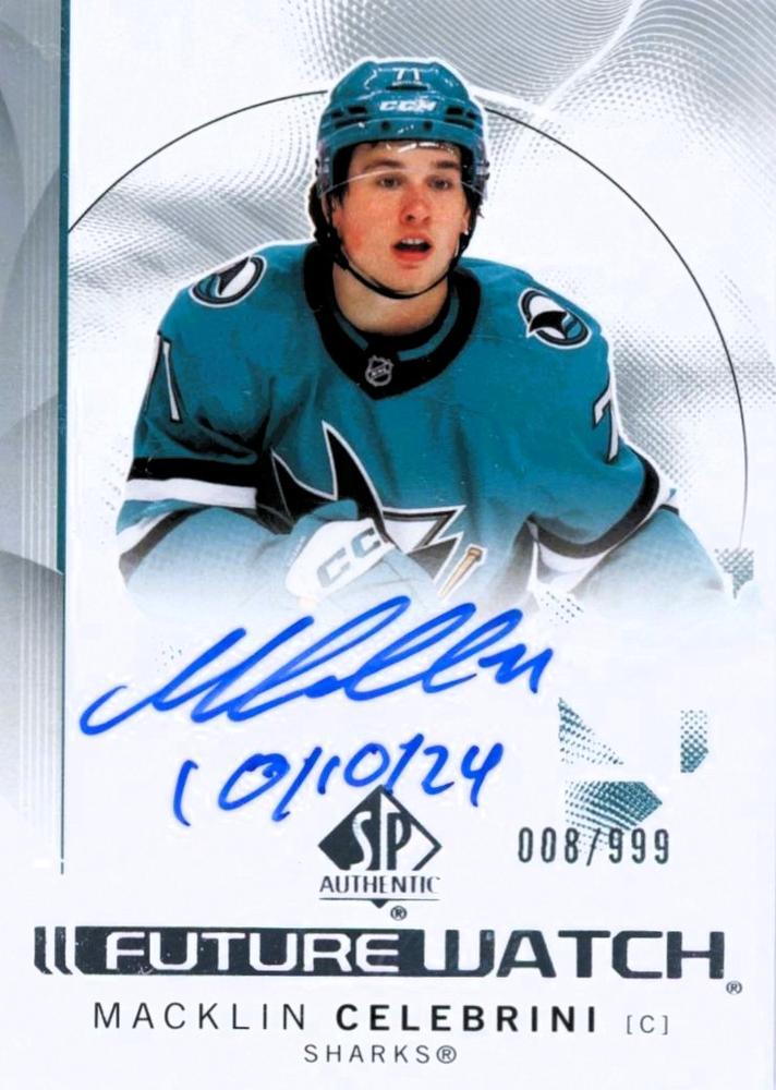 Macklin Celebrini [Inscribed Autograph] #184 Prices [Rookie