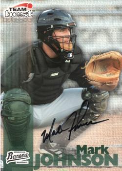 Mark Johnson Baseball Cards 1999 Team Best Rookie Autographs