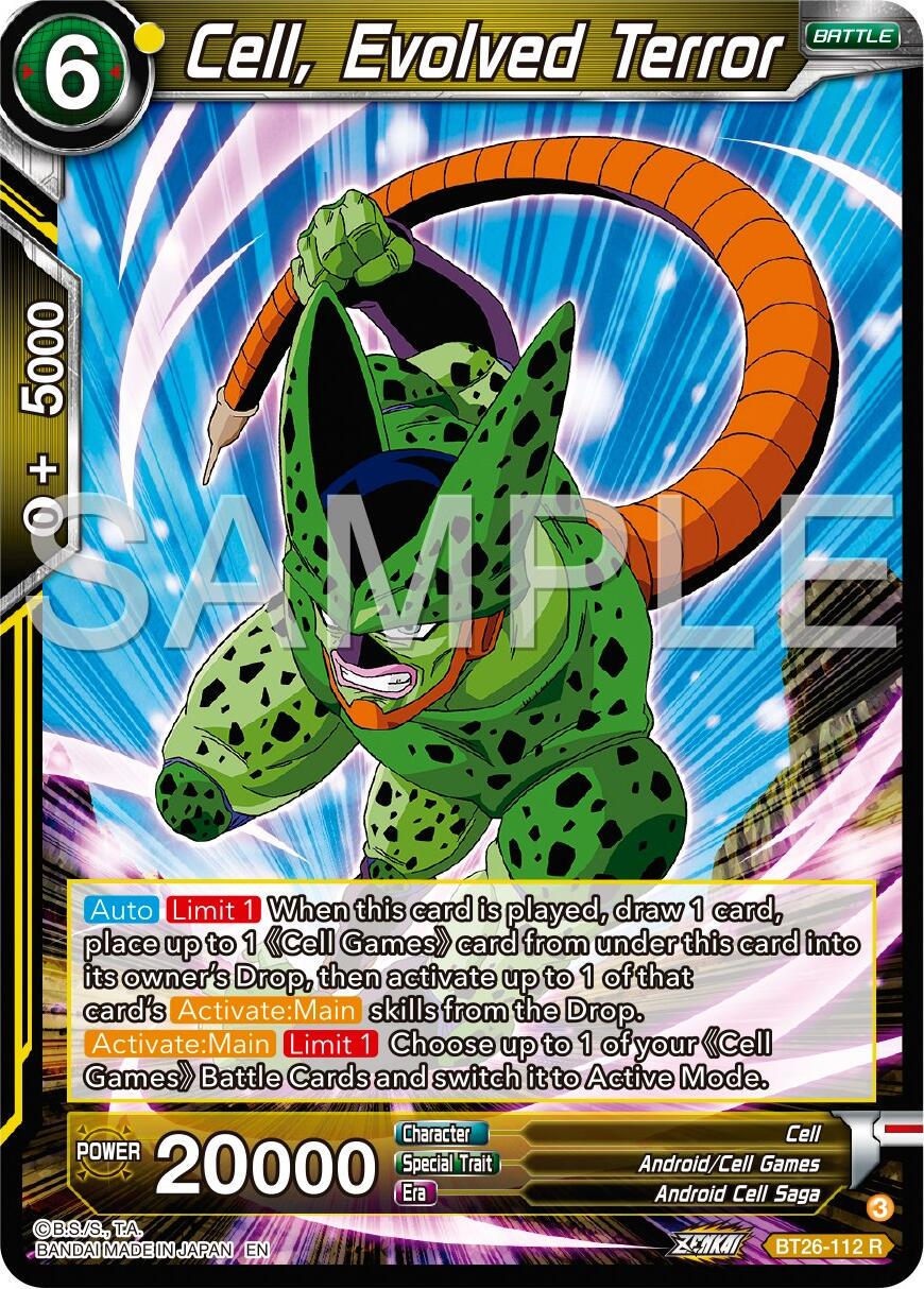 Cell, Evolved Terror BT26-112 Dragon Ball Super Ultimate Advent