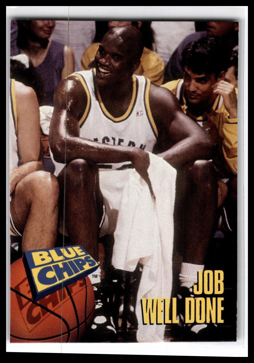 Job Well Done #41 Basketball Cards 1994 SkyBox Blue Chips