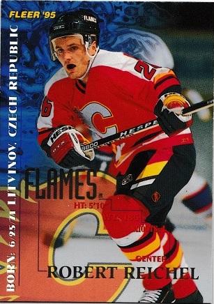 Robert Reichel #34 Hockey Cards 1994 Fleer