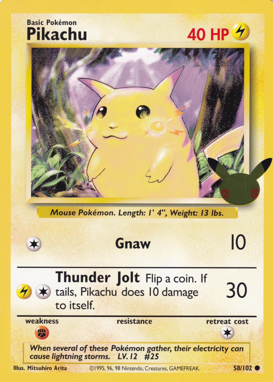 Pikachu [Jumbo] #58 Prices | Pokemon Celebrations | Pokemon Cards