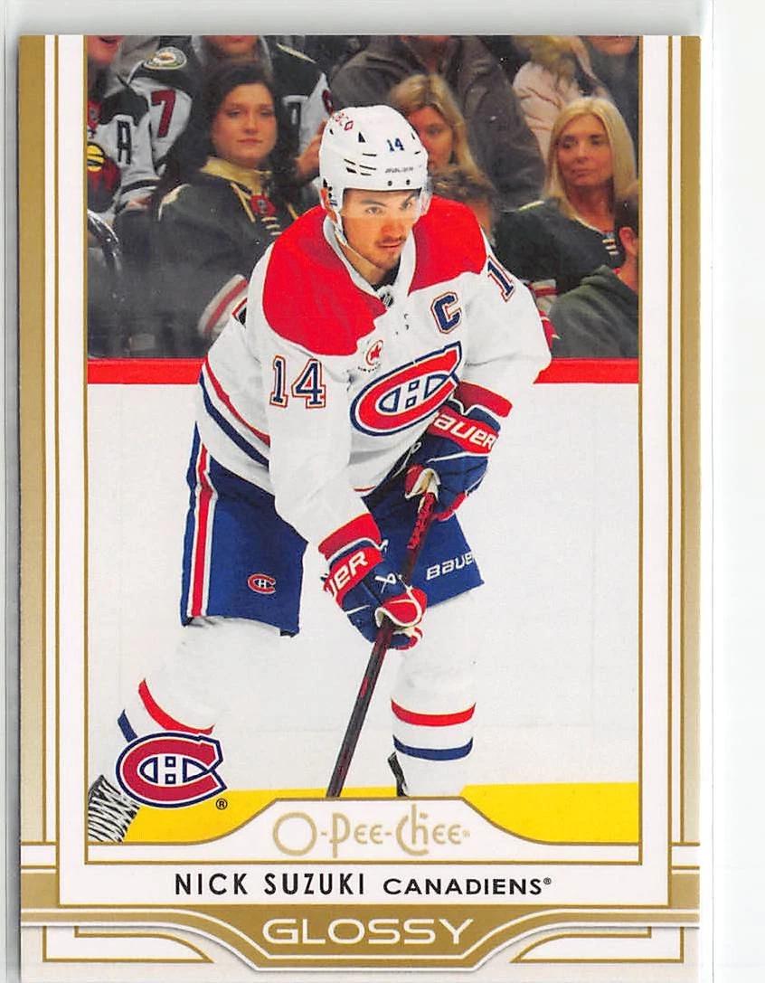 2025 Upper Deck O-Pee-Chee Glossy Nick Suzuki [Gold] #OG-13 card