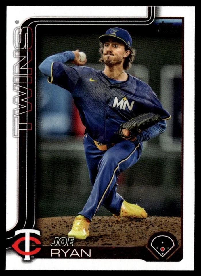 Joe Ryan #40 Baseball Cards 2025 Topps
