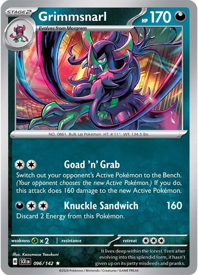 Grimmsnarl #96 Pokemon Stellar Crown
