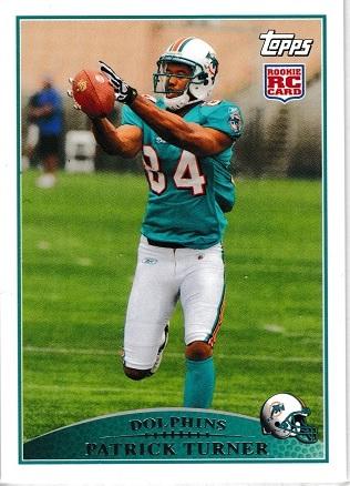 Patrick Turner #356 Football Cards 2009 Topps