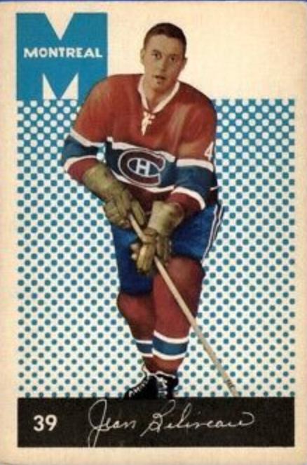 Jean Beliveau #39 Hockey Cards 1962 Parkhurst