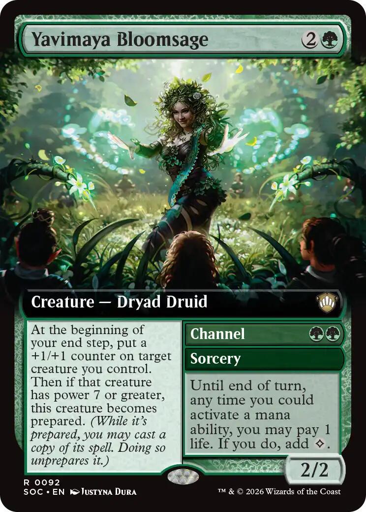 Yavimaya Bloomsage [Extended Art] #92