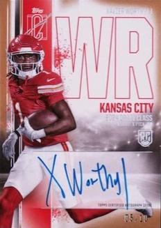 Xavier Worthy [Gold] #RCA-XW