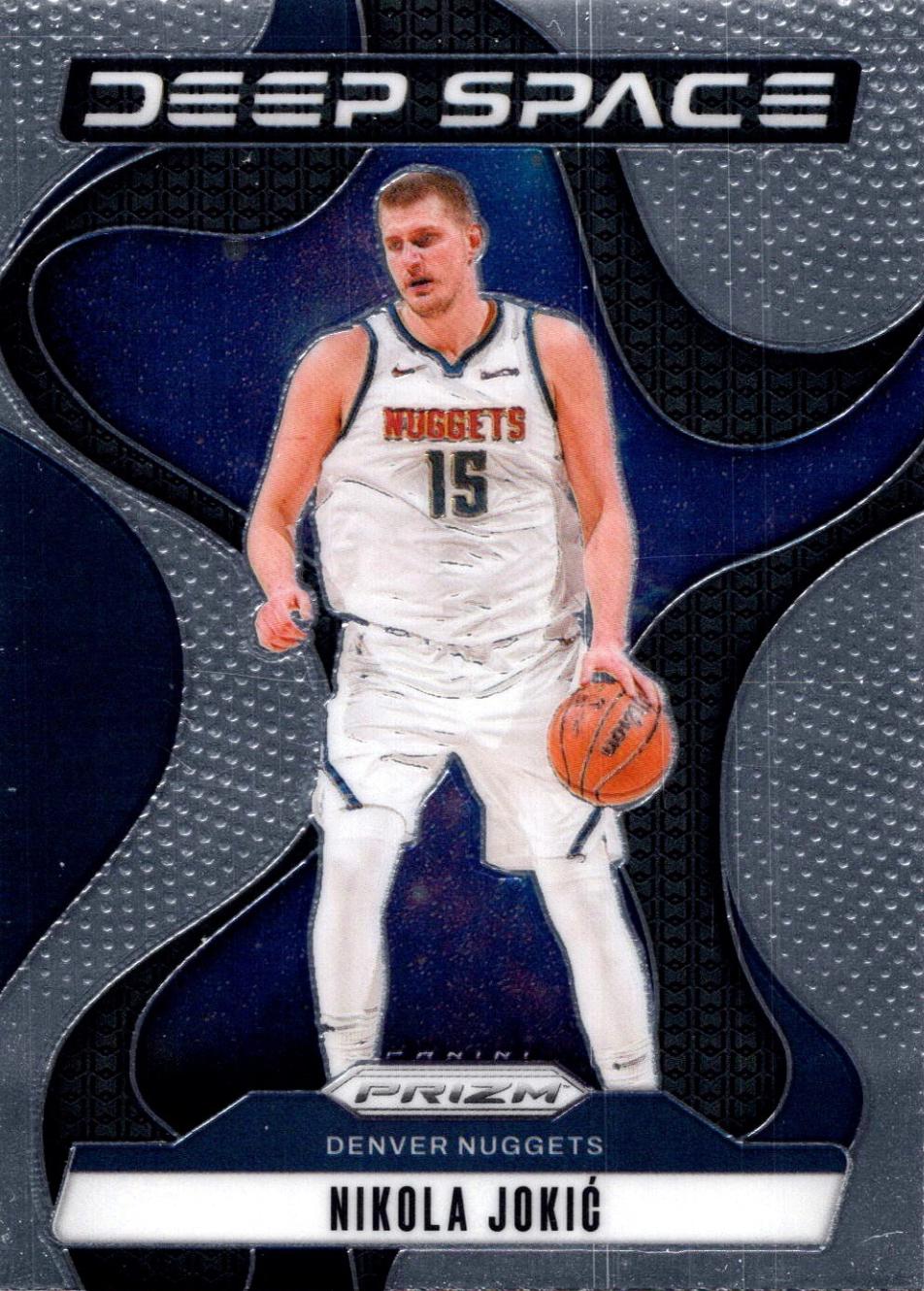 Nikola Jokic #1 Basketball Cards 2024 Panini Prizm Deep Space
