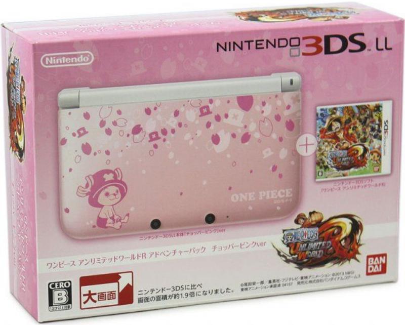 Nintendo 3DS LL One Piece Unlimited Adventure World R Edition JP Nintendo 3DS