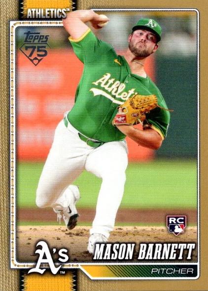 2026 Topps Mason Barnett [Gold] #273 card