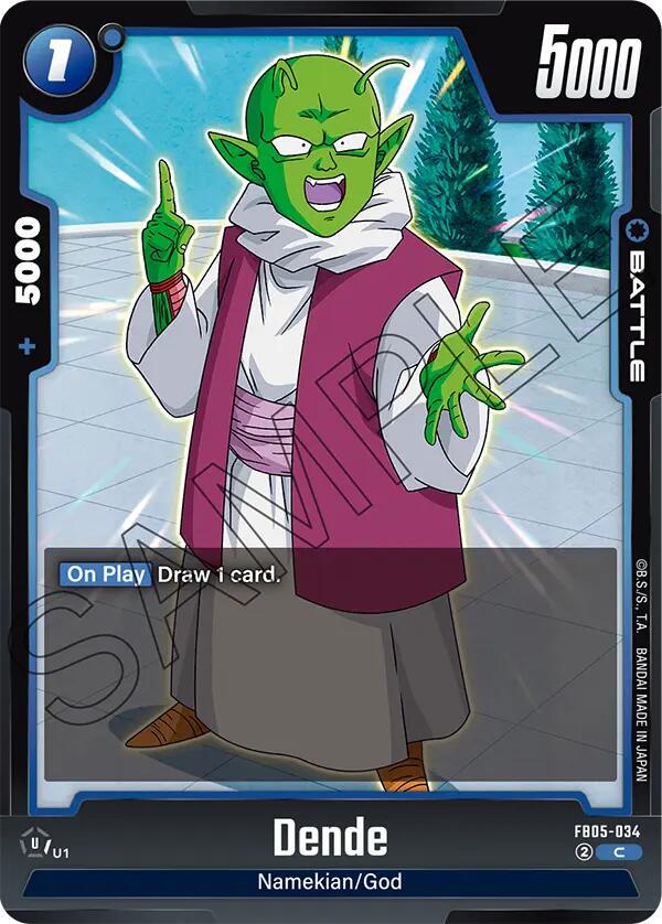 Dende FB05-034 Dragon Ball Fusion World New Adventure