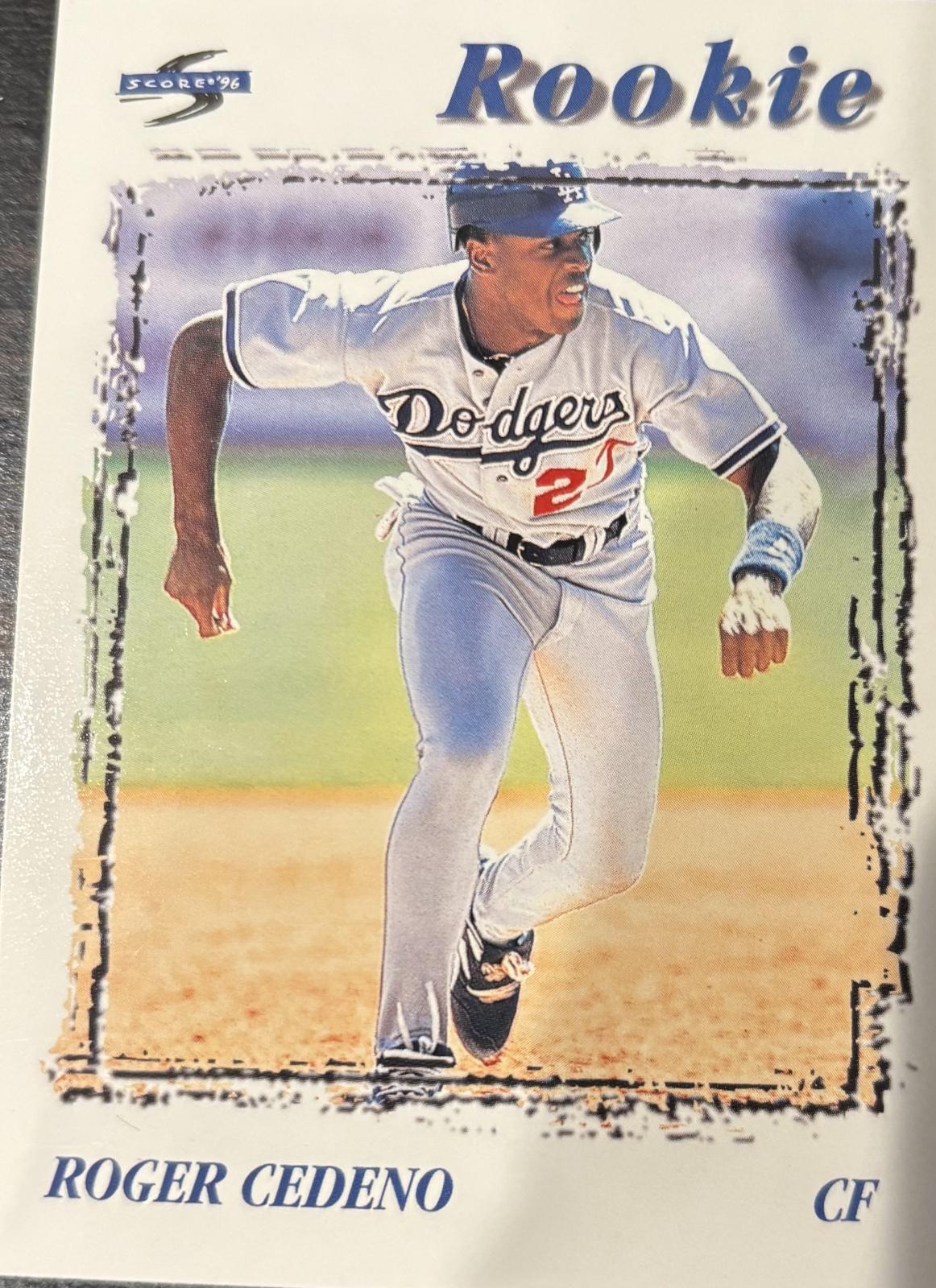Roger Cedeno #233 Baseball Cards 1996 Score