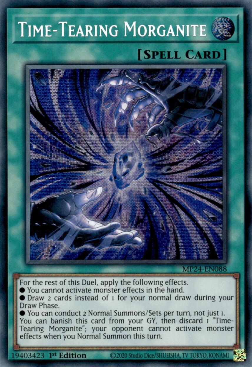 Time-Tearing Morganite MP24-EN088 YuGiOh 25th Anniversary Tin: Dueling Mirrors
