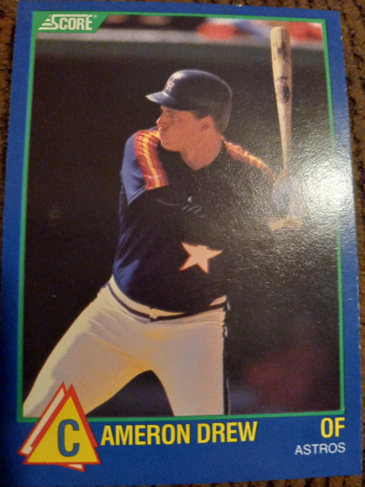 Cameron Drew #3 Baseball Cards 1989 Score Rising Stars