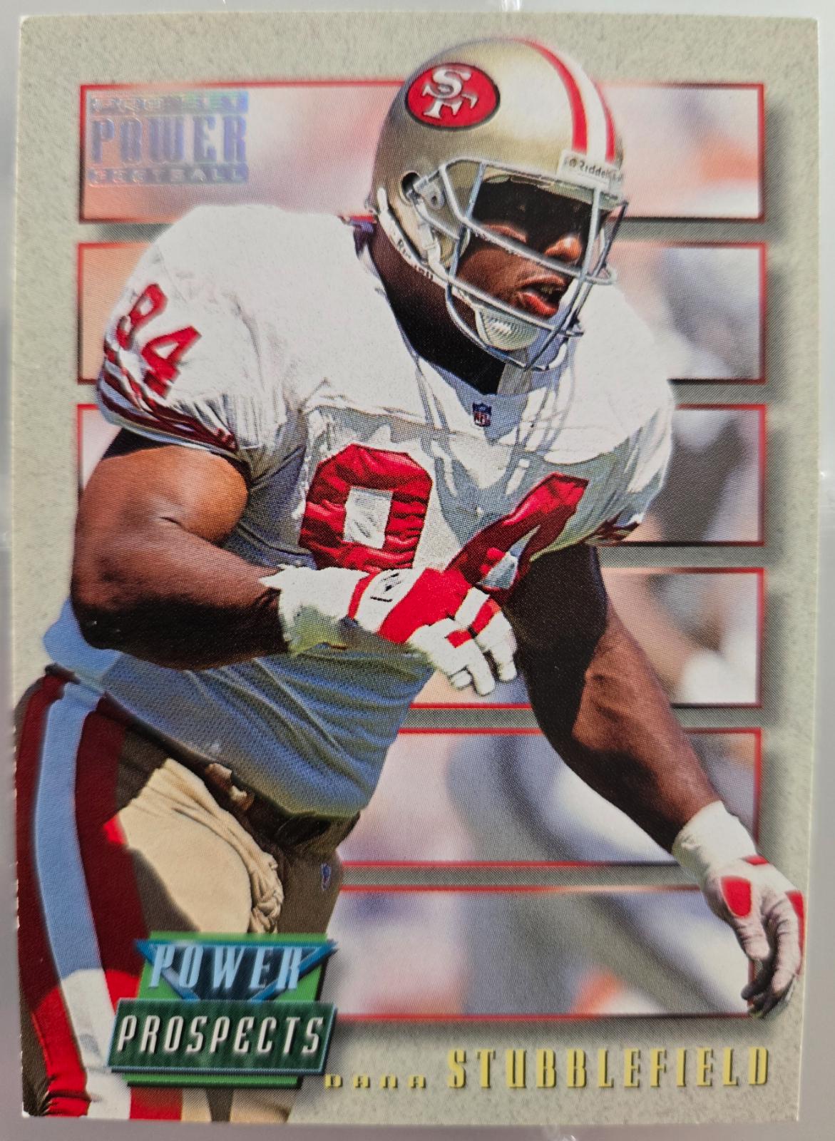 Dana Stubblefield #PP44 Football Cards 1993 Pro Set Power Update Prospects