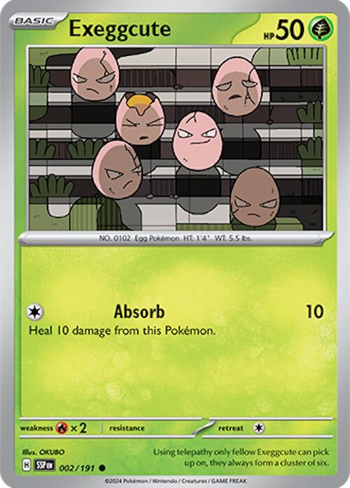 Exeggcute #2 Pokemon Surging Sparks