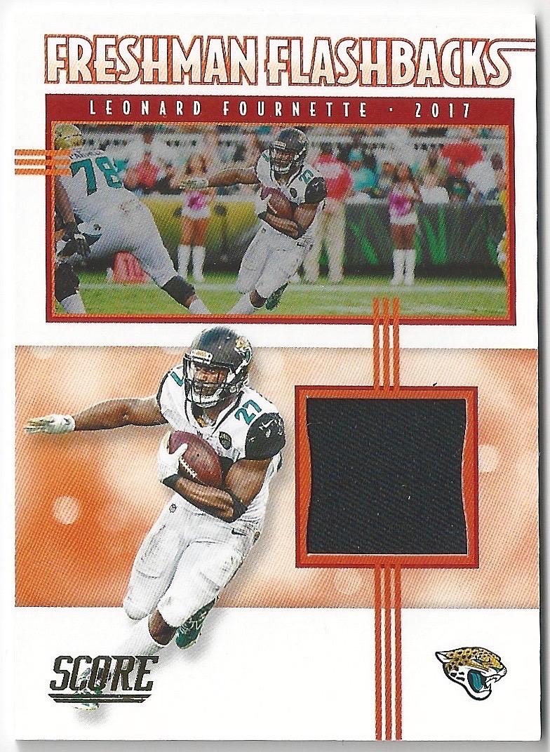 Leonard Fournette #FF-LF Football Cards 2020 Panini Score Freshman Flashbacks Relics