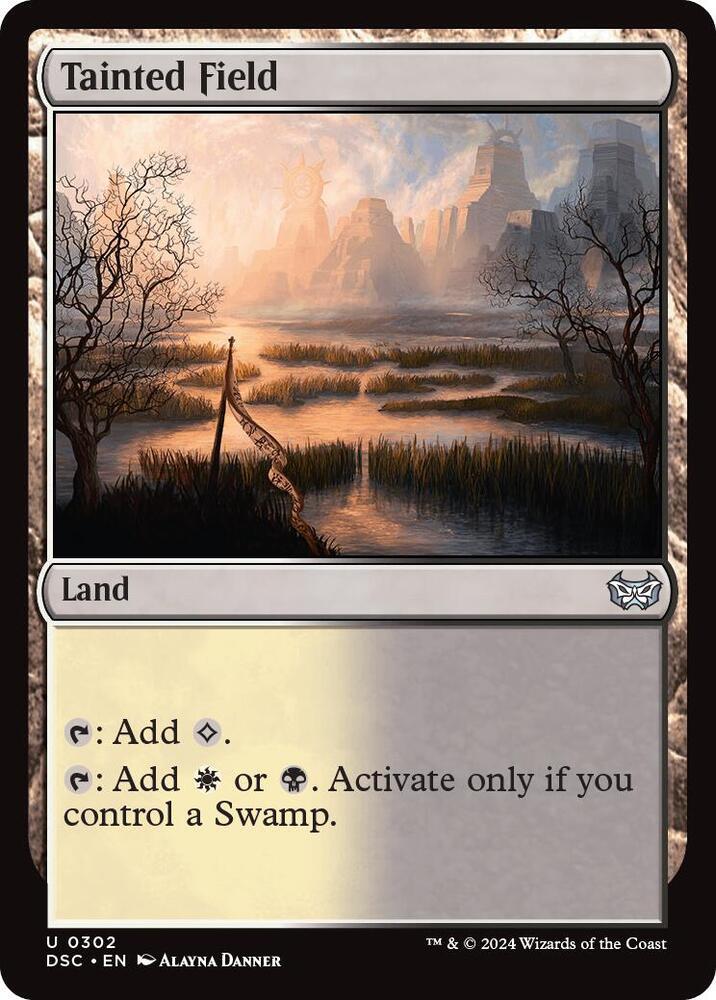 Tainted Field (Magic Duskmourn: House of Horror Commander)