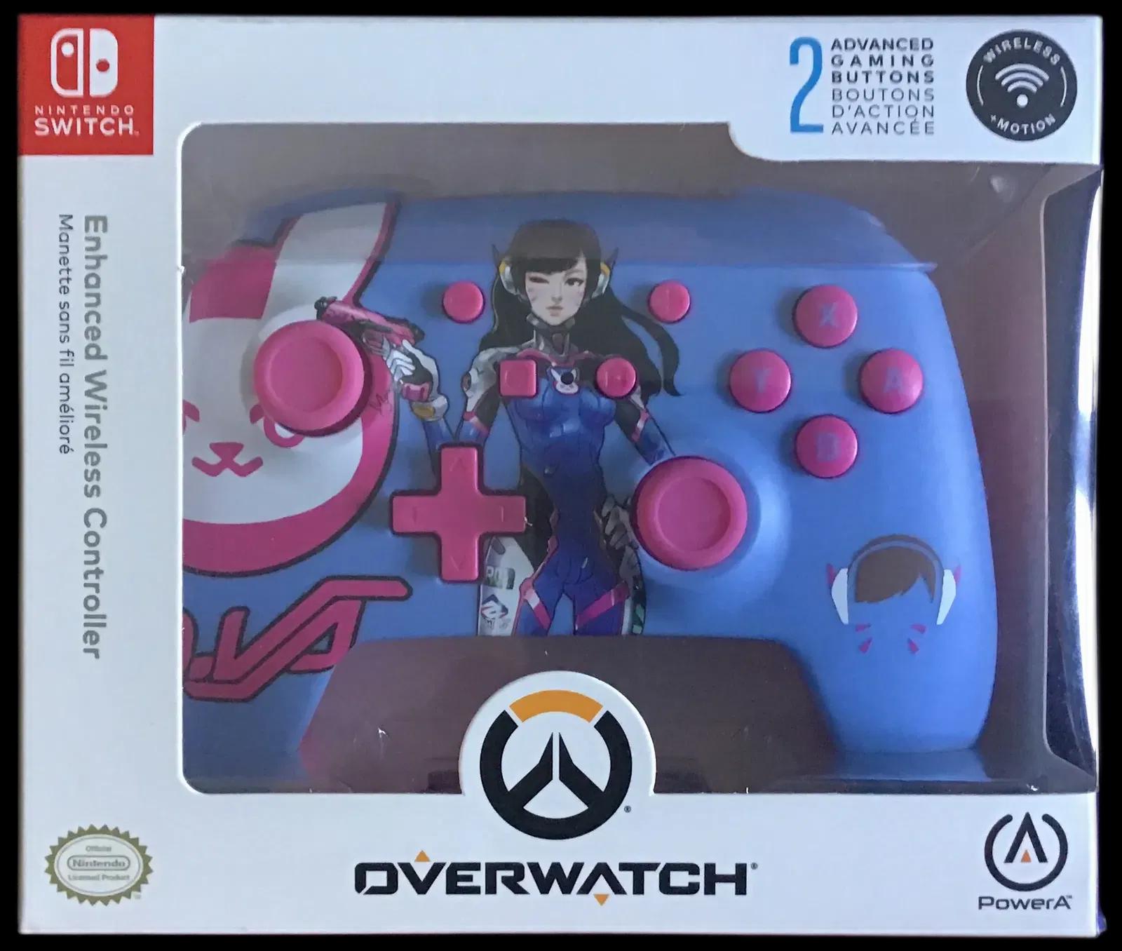 Power A Switch Overwatch D.Va Enhanced Wireless Controller Nintendo Switch