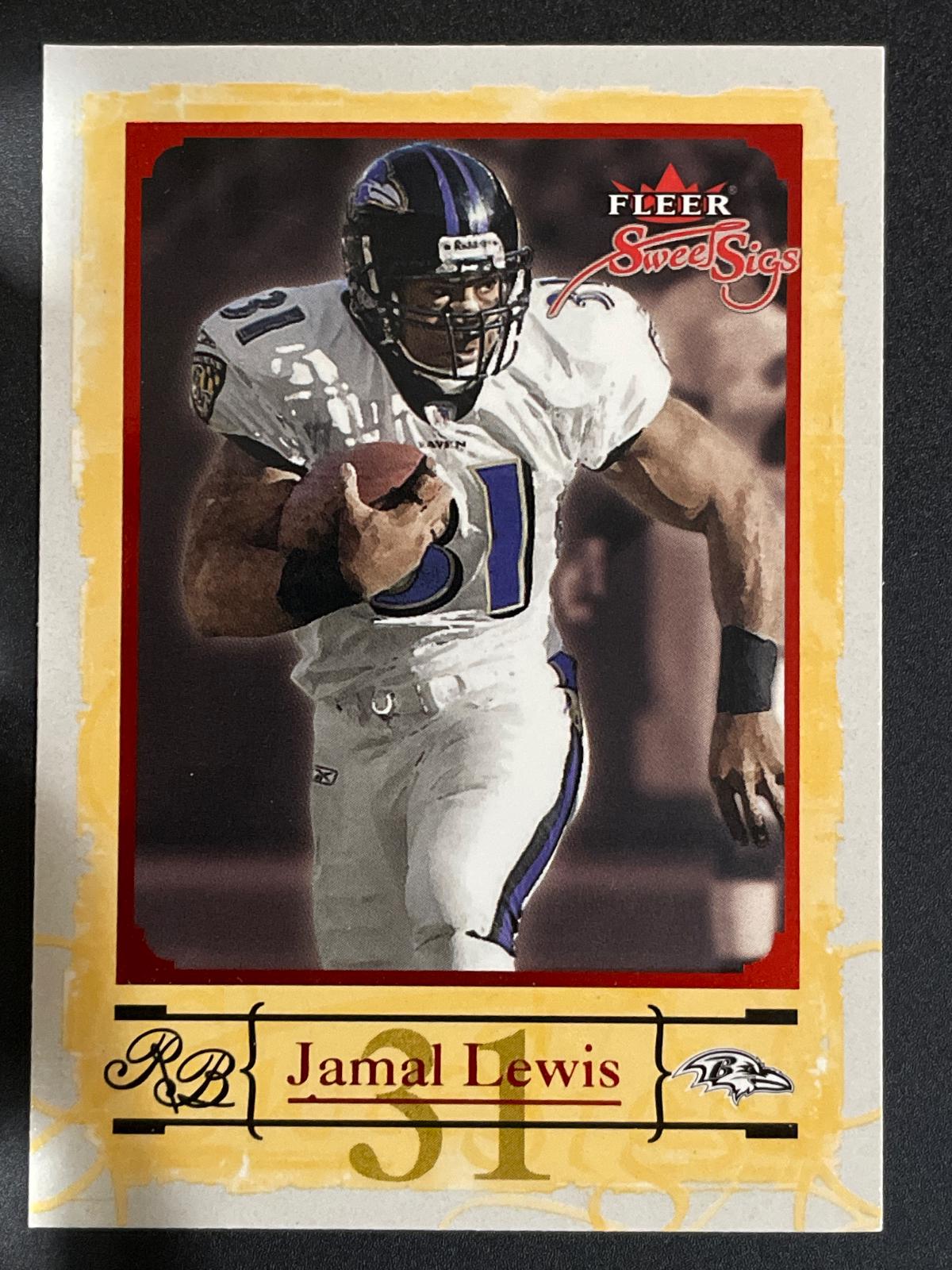 Jamal Lewis #40 2004 Fleer Sweet Sigs Football