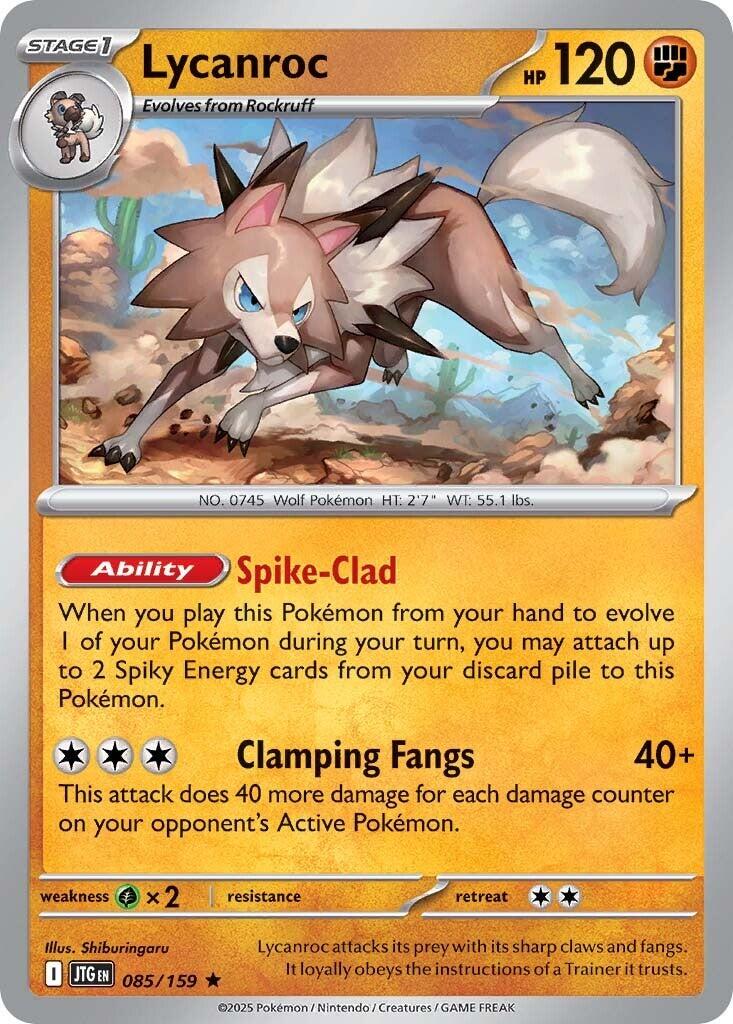 Lycanroc #85 Pokemon Journey Together