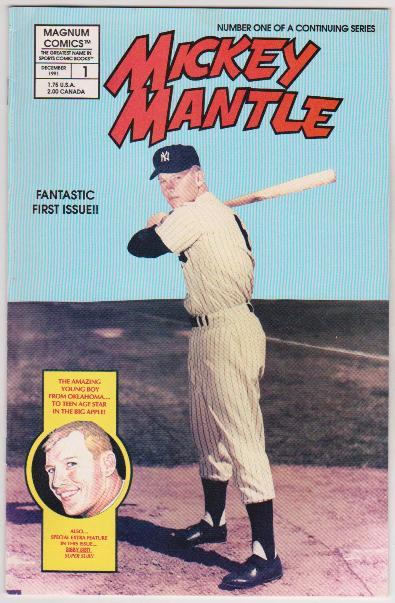 Mickey Mantle #1 (1991) Comic Books Mickey Mantle