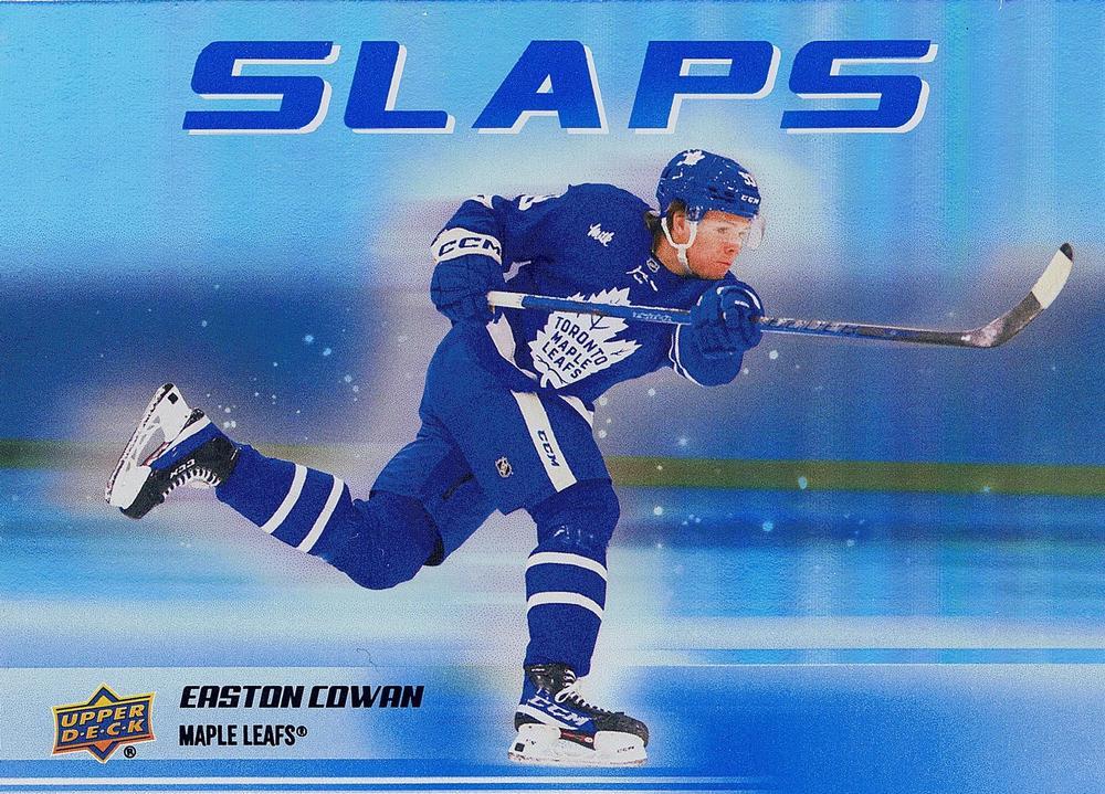 Easton Cowan #SL-2 2025 Upper Deck Series 2 Slaps Hockey