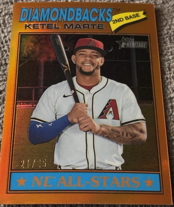 Ketel Marte [Orange Bordered Chrome] #220