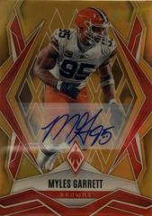 Myles Garrett [Gold Autograph] #73 Prices | 2025 Panini Phoenix