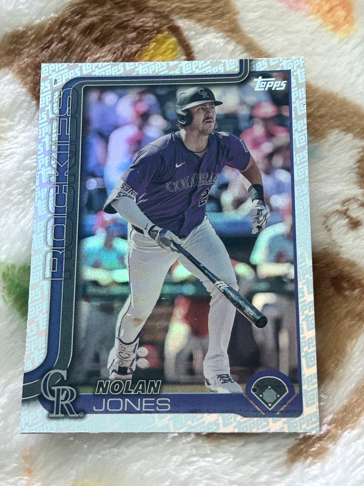 Nolan Jones [Topps Foil Pattern] #403
