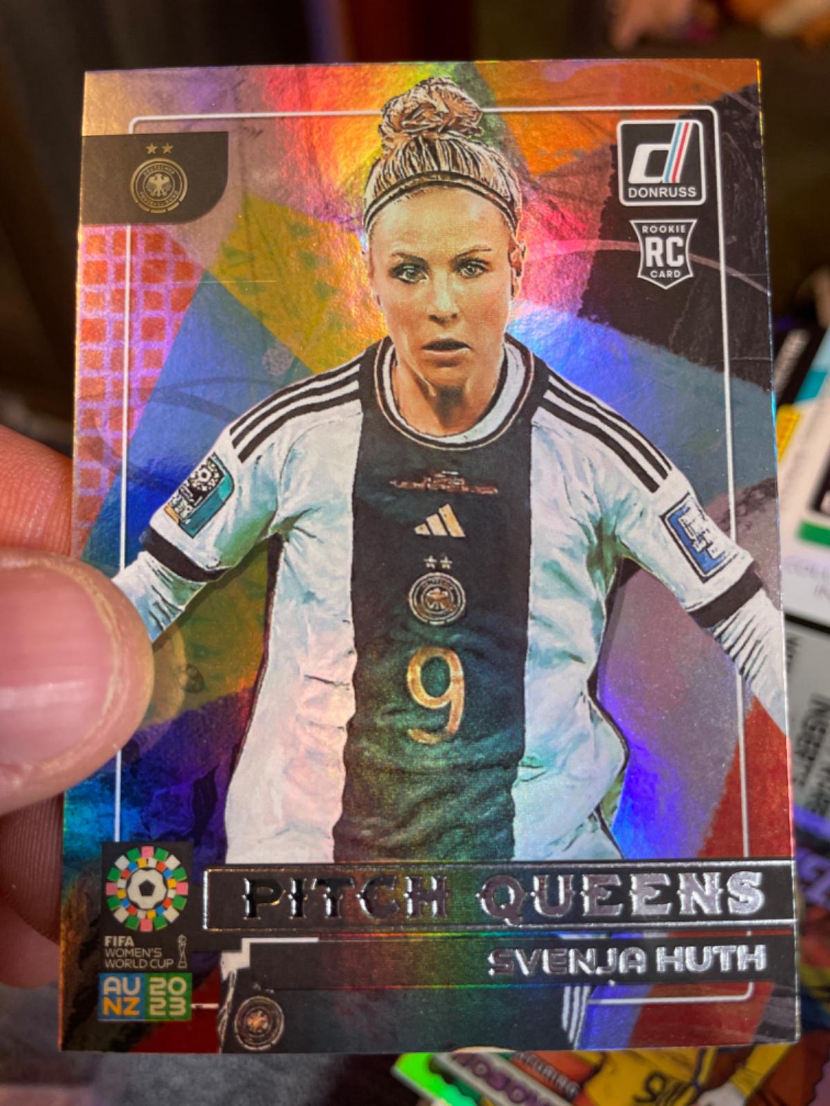 Svenja Huth #9 Soccer Cards 2023 Donruss FIFA Women's World Cup Pitch Queens