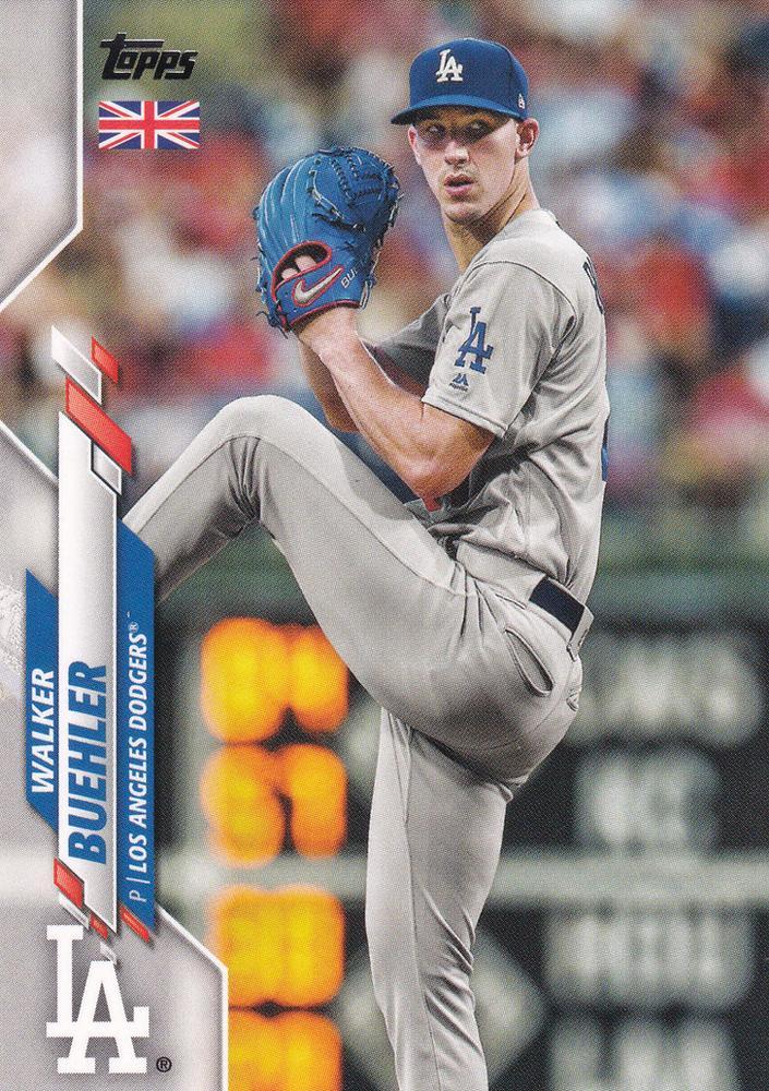 Walker Buehler #152 2020 Topps UK Edition Baseball