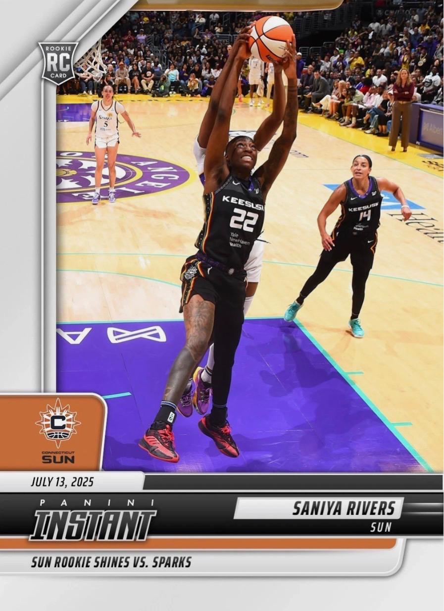 Saniya Rivers #148 Prices [Rookie] | 2025 Panini Instant WNBA ...
