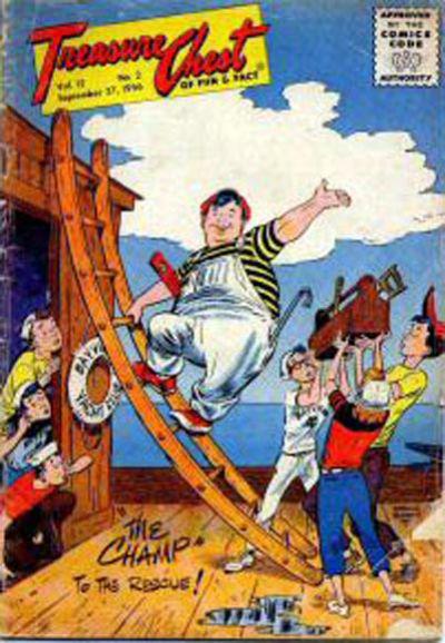 Treasure Chest of Fun and Fact #2 208 (1956) Comic Books Treasure Chest of Fun and Fact