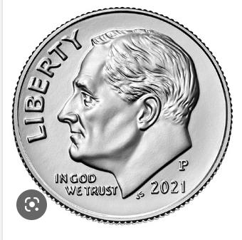 2021 P Coins Roosevelt Dime