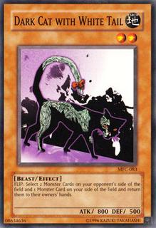 Dark Cat with White Tail MFC-083