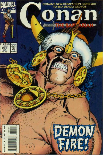 Conan the Barbarian #270 (1993) Comic Books Conan the Barbarian