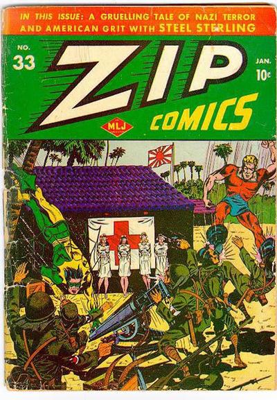 Zip Comics #33 (1943) Comic Books Zip Comics