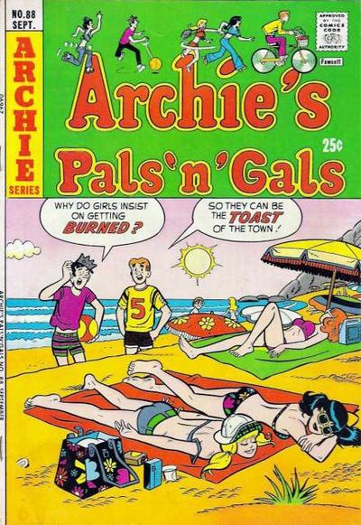 Archie's Pals 'n' Gals #88 (1974) Comic Books Archie's Pals 'N' Gals