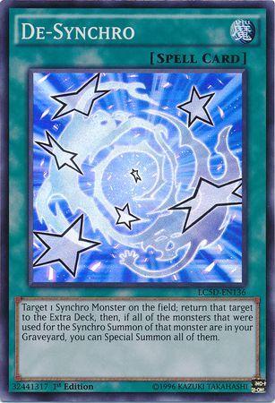 De-Synchro LC5D-EN136 YuGiOh Legendary Collection 5D's Mega Pack