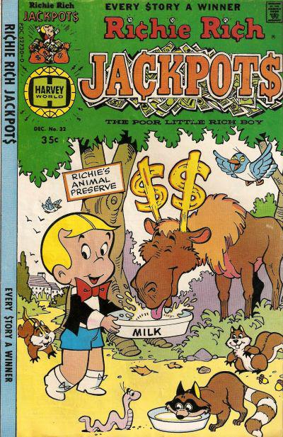 Richie Rich Jackpots #32 (1977) Comic Books Richie Rich Jackpots